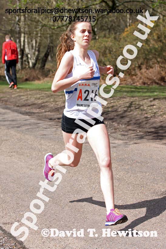 Senior womens English National 6 Stage Road Relay, 2016 English National 12 and 6 Stage Road Relays, Sutton Coldfield, Birmingham. Photo: David T. Hewitson/Sports for All Pics